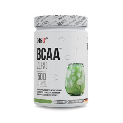 MST&reg; BCAA Zero Зелене яблуко без цукру 76 порцiй 500 грамів 00125 фото