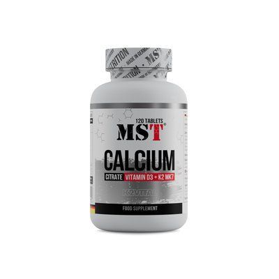 MST&reg; Calcium citrate Vitamin D3 + K2 MK7 120 tab 04594 фото