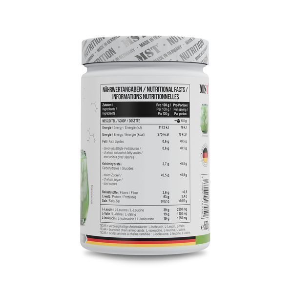 MST&reg; BCAA Zero Зелене яблуко без цукру 76 порцiй 500 грамів 00125 фото