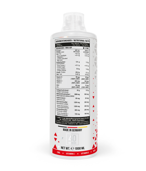 MST&reg; Collagen for Joints FORTIGEL OptiMSM Рідкий колаген для суглобів Ананас 40 порцій 1000 мл 000093 фото
