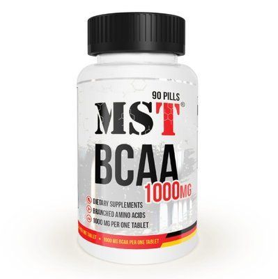 MST&reg; BCAA 1000 | 1 таблетка &mdash; 1 грамм | 90 таблеток 00137 фото