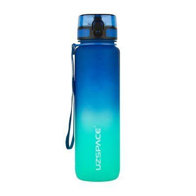 UZSPACE Uzspace Frosted Gradient Waterbottle 3038 (1 L, blue/green) 000030668 фото