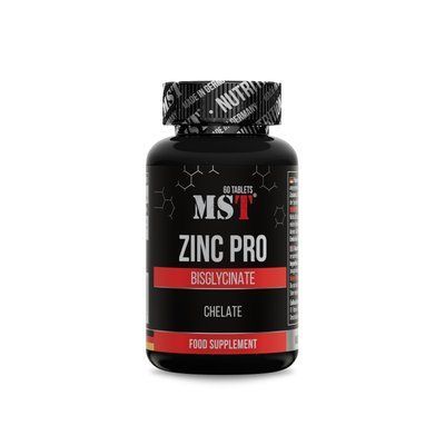 MST&reg; Zinc Pro 50 mg Chelate Bisglycinate 60 tab | MST&reg;Цинк Про 50 мг Хелат Бісгліцинат 60 табл 058493 фото