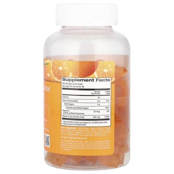 California Gold Nutrition Vitamin C Gummies 90 жувальних цукерок 01952 фото