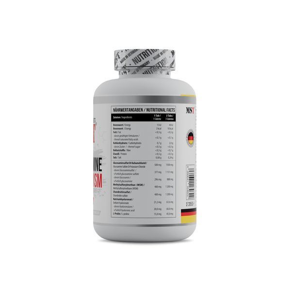 MST&reg; Glucosamine Chondroitin MSM + Hyaluronic Acid🧬 + L-Proline Глюкозамін Хондроїтин МСМ + Гіалуронова кислота + Пролін 180 таблеток 000104 фото