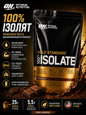 Optimum Nutrition 100% Whey Gold Standard 450гр Шоколад 06755 фото