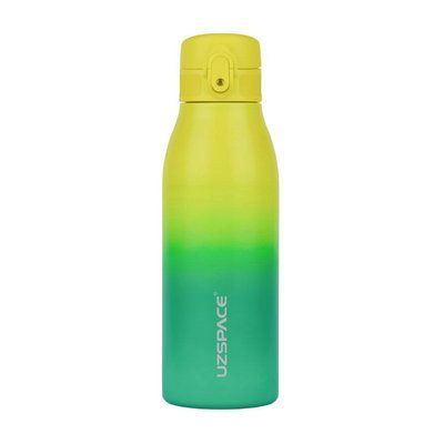 UZSPACE Uzspace Iron Gradient Waterboottle 4203 (600 ml, yellow/green) 000030935 фото