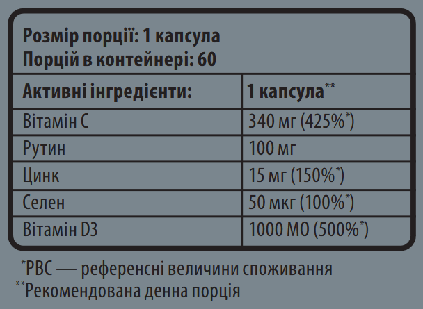 Sporter 4Immuno system - 60 капс 01850 фото