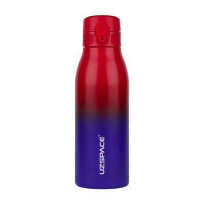 UZSPACE Uzspace Iron Gradient Waterboottle 4203 (600 ml, red/blue) 000030936 фото