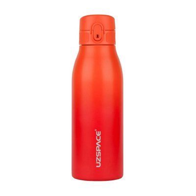 UZSPACE Uzspace Iron Gradient Waterboottle 4203 (600 ml, orange/red) 000030937 фото