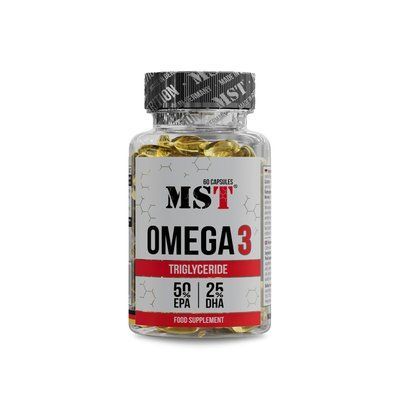 MST&reg; Omega 3🐠🐠🐠Triglyceride 75% Тригліцериди Омега 60 капсул 00109 фото
