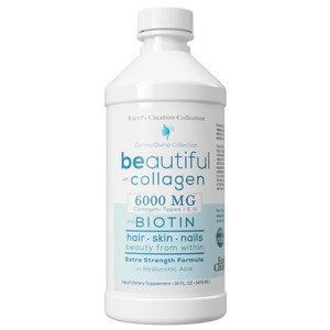 EARTHS CREATION DERMA COLLAGEN PLUS BIOTIN 6000 MG - 473 МЛ 00600 фото