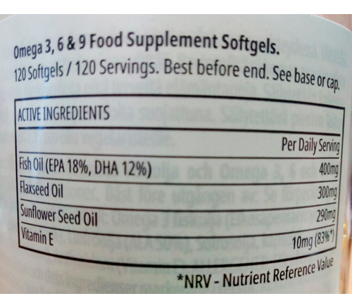 MyProtein Omega 3-6-9 120 капсул 00553 фото
