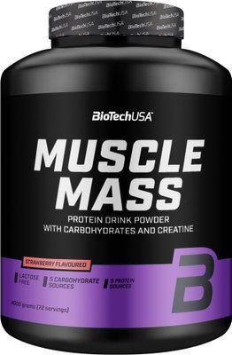 Гейнер для набору маси Biotech Muscle Mass 4 кг&nbsp; 06758 фото