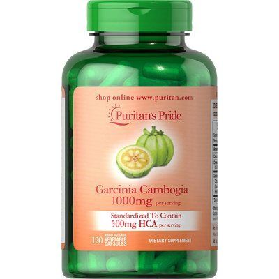 Puritan's Pride Garcinia Cambogia Гарцинія камбоджійська 500 мг, 120 капс  01349 фото