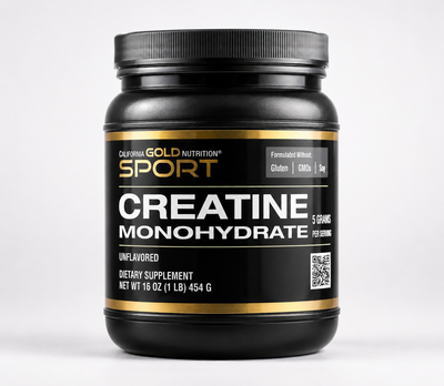 Креатин California Gold Nutrition Sport Creatine 454 г без смаку 056754 фото