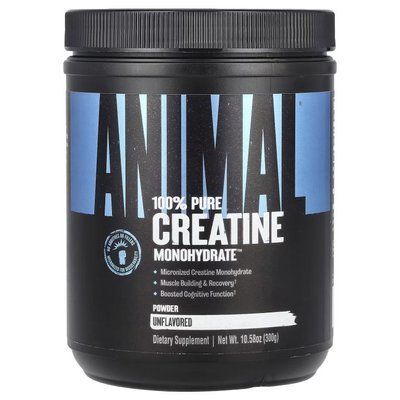 Animal, 100% Pure Creatine Monohydrate Powder, 300 g 05676 фото