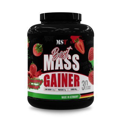 MST&reg; BEST Mass Gainer Strawberry 3 kg 01921 фото