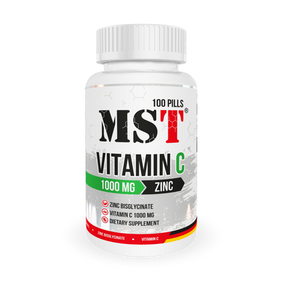 MST&reg; VITAMIN C 1000 + ZINС CHELATE 100 таб 000069 фото