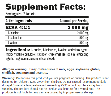 Amix  BCAA 4:1:1 400 tab 01865 фото
