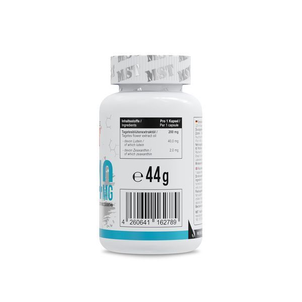 MST&reg; Lutein 40 mg + zeaxanthin 2 mg | Лютеїн і зеаксантин для очей 60 капсул 00115 фото