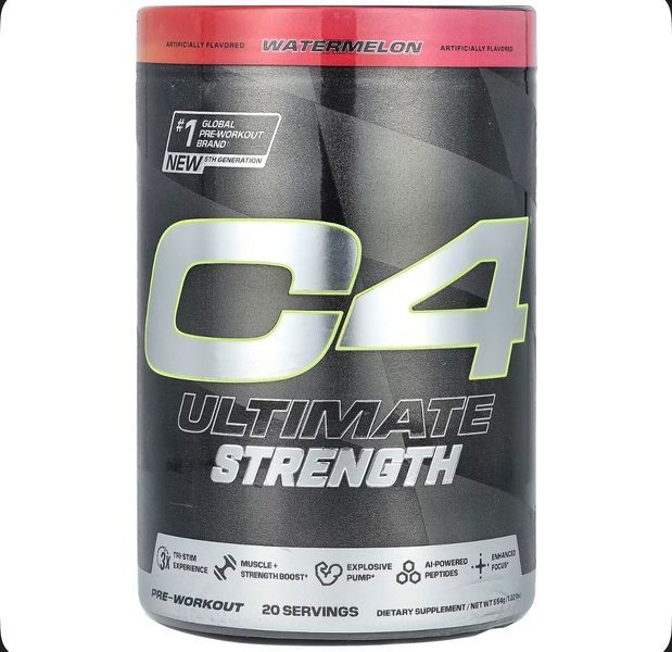Cellucor C4 Ultimate Strength, передтренувальний комплекс 04943 фото