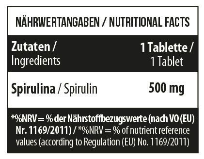 MST&reg; SPIRULINA organic | Green superfood | Спіруліна 90 таблеток 00117 фото