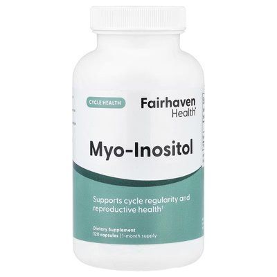 Міо-інозитол Myo-Inositol для жінок і чоловіків Fairhaven Health 120 капсул  05748 фото