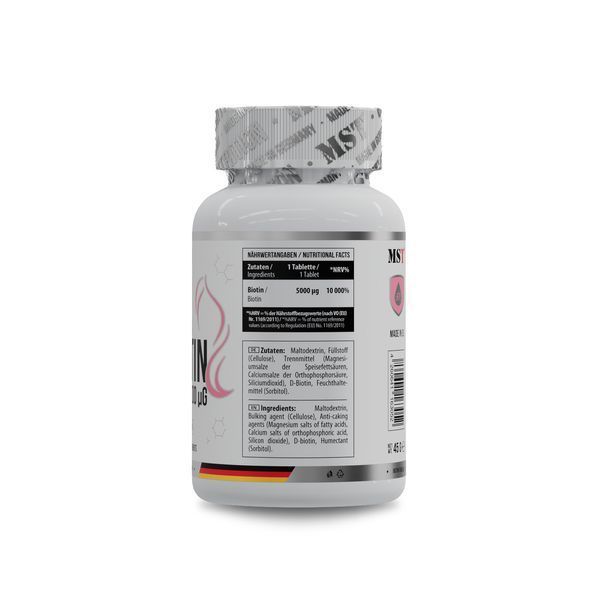 MST&reg; Beauty BIOTIN Біотин 5000 mg 100 таблеток 00912 фото