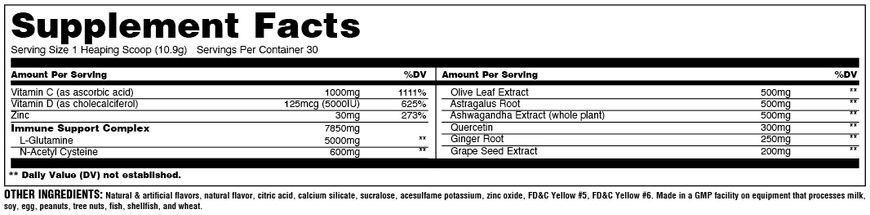 ANIMAL NUTRITION ВІД UNIVERSAL ANIMAL IMMUNE POWDER 327 Г 00318 фото