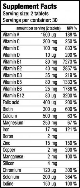 Biotech Multivitamin for Women 60 таблеток 00966 фото