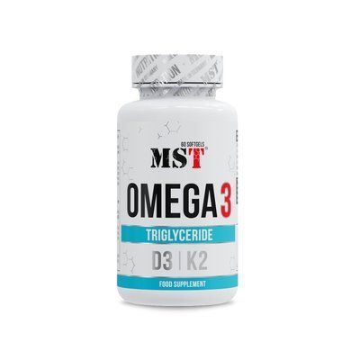 MST&reg; Omega 3 Triglyceride D3 K2 60 капсул 073456 фото