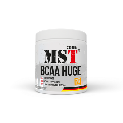 MST&reg; BCAA Huge 200 таблеток | 2 грамма BCAA в одной таблетке 00124 фото