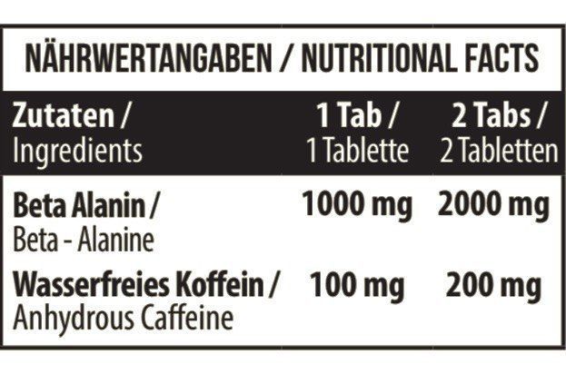 MST&reg; Beta Alanine + Caffeine 90 таб 000032 фото