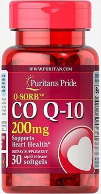 Puritan's Pride Q-SORB Co Q-10 200 mg 30 Softgels 01504 фото