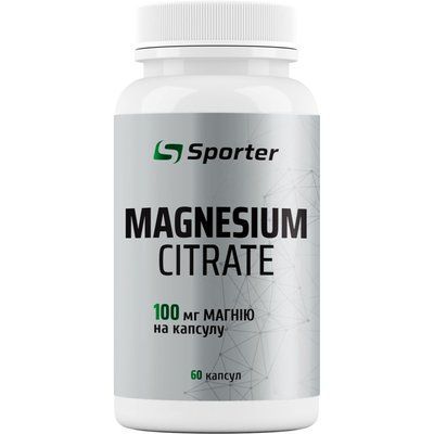 Sporter Magnesium citrate - 60 капс 00482 фото