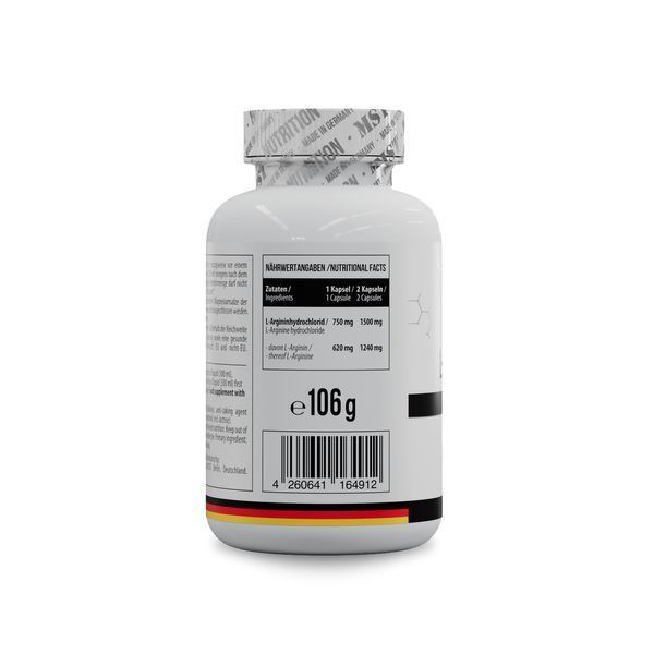 MST&reg; L-Arginine 120 vegan capsules | MST&reg; Амінокислота Аргінін 120 веганських капсул 000040 фото
